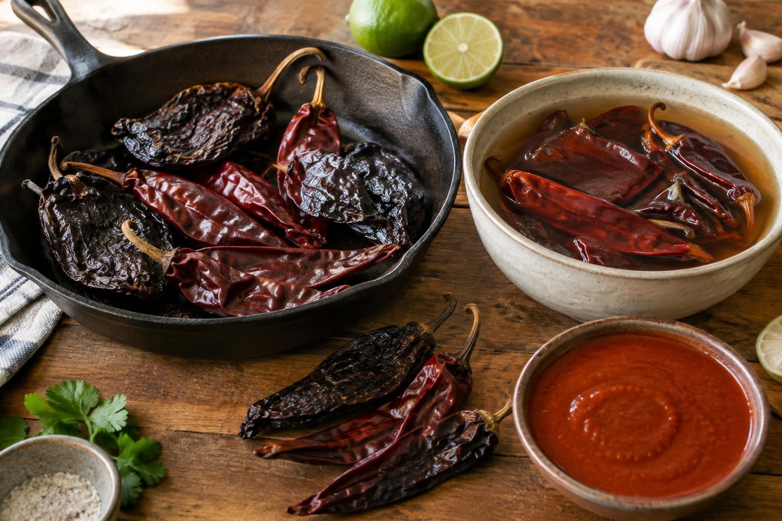 How to Toast and Rehydrate Dried Chiles Without Making Them Bitter