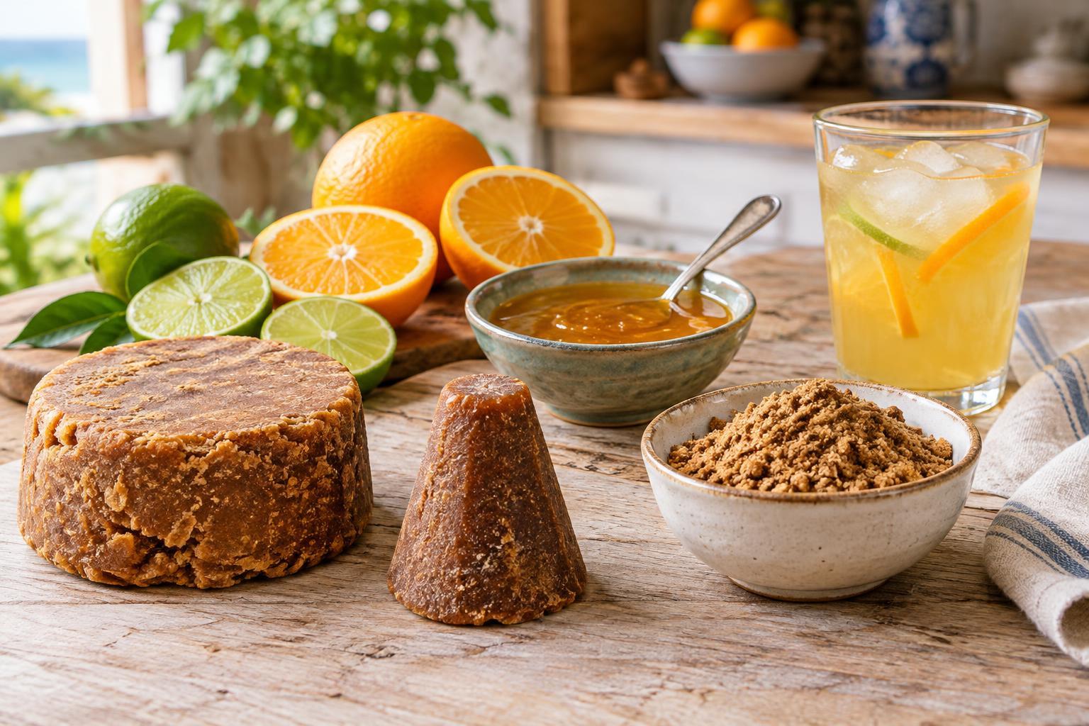 Panela, Piloncillo and Brown Sugar: Choosing a Sweetener for Citrus Glazes and Drinks