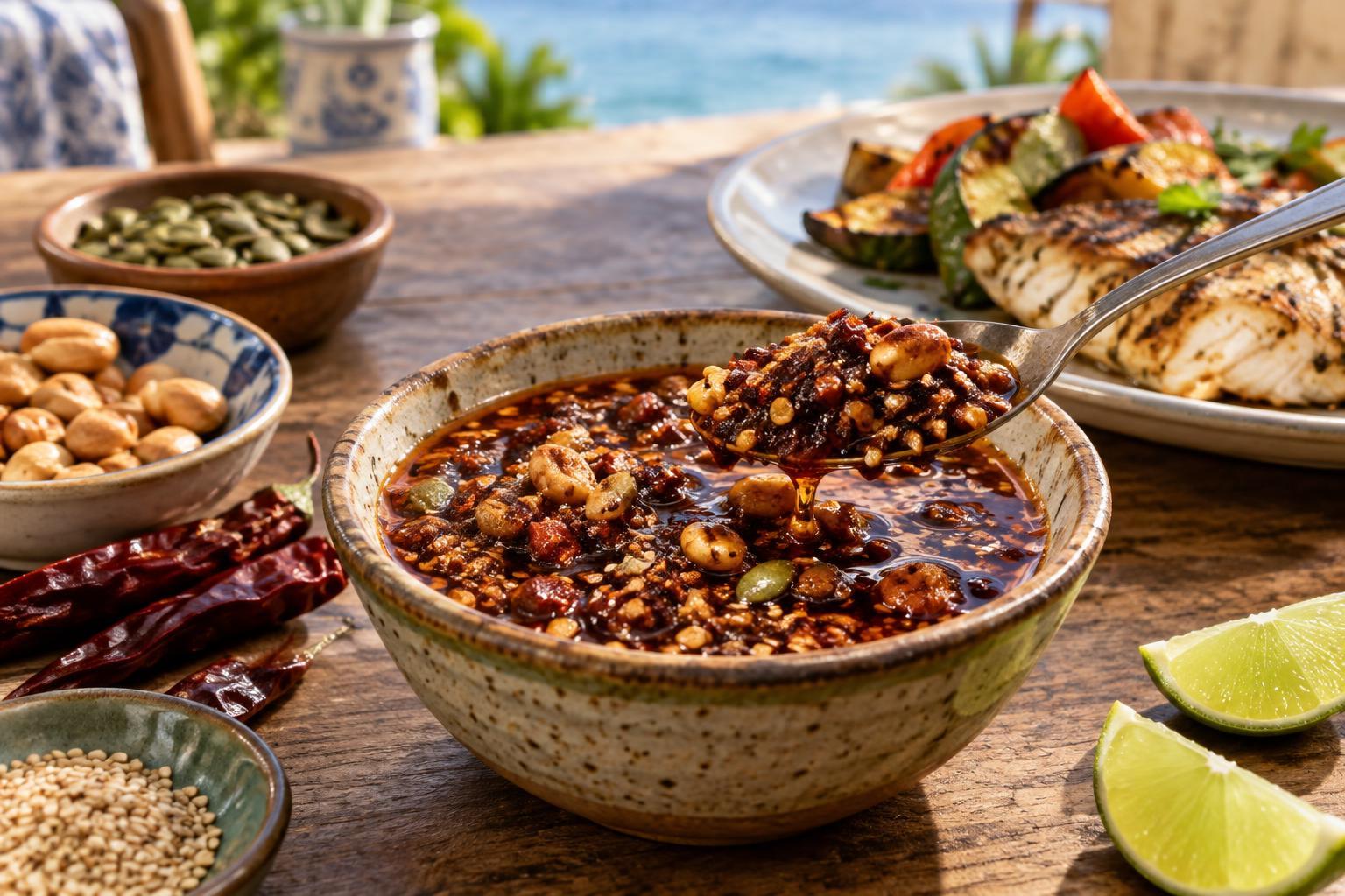Salsa Macha: How to Toast Chiles and Nuts for a Spoonable Condiment